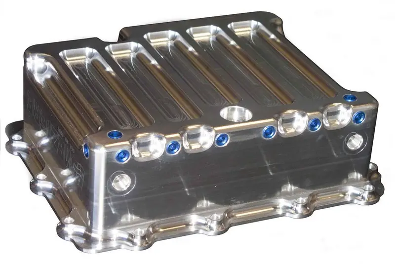 Meziere Aluminum Transmission Pan – Gm Powerglide & Turbo 350 Compatible 1