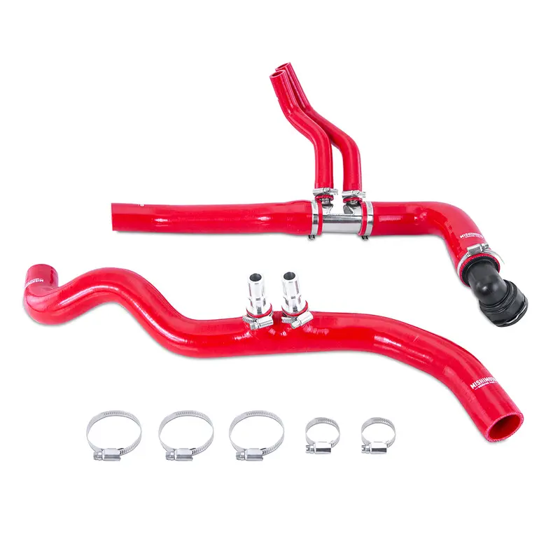 Mishimoto Mmhose-F35T-15Rd Silicone Coolant Hose Kit — Red, For 2015–2019 Ford F-150 3.5L Ecoboost Engines 1