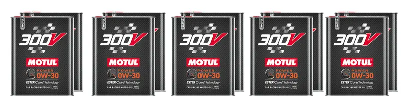 Motul Usa 110856-10 300V Power Oil 0W30 Case 10 X 2 Liter 1