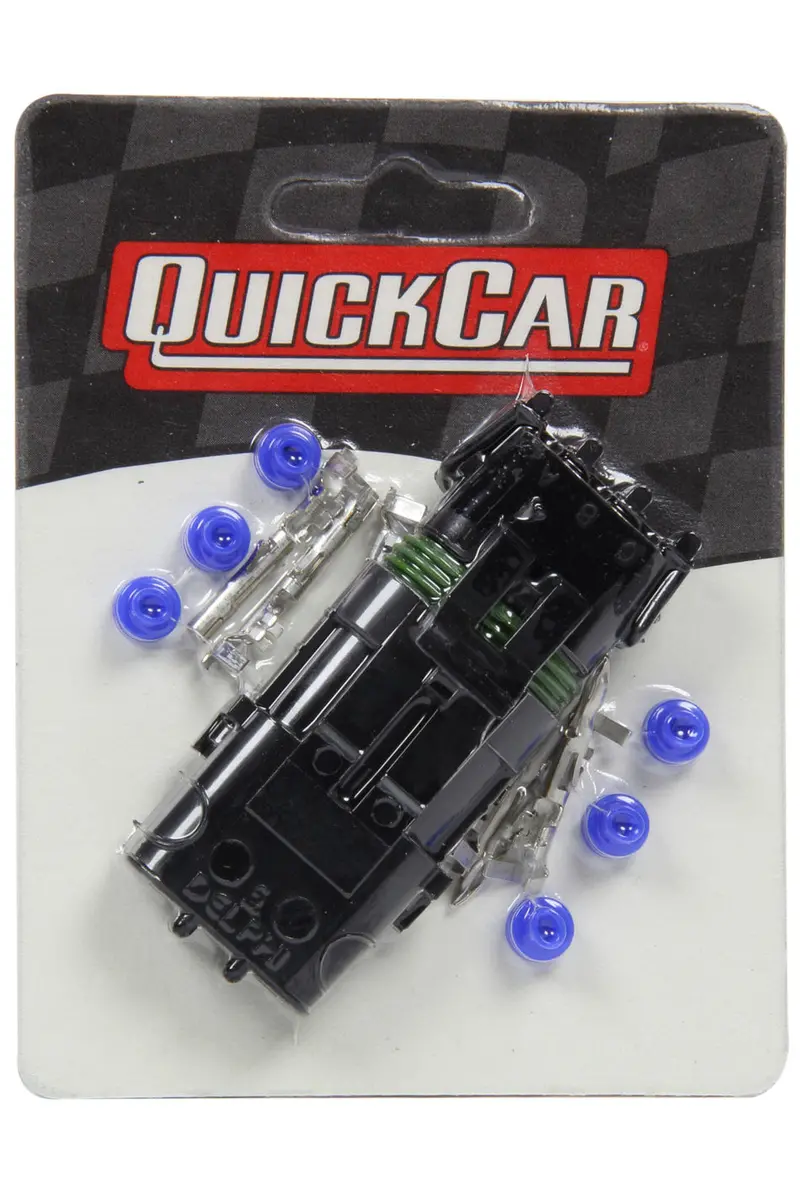 Quickcar Racing 50-332 Three-Pin Electrical Connector Kit – Race-Wiring Standard 1