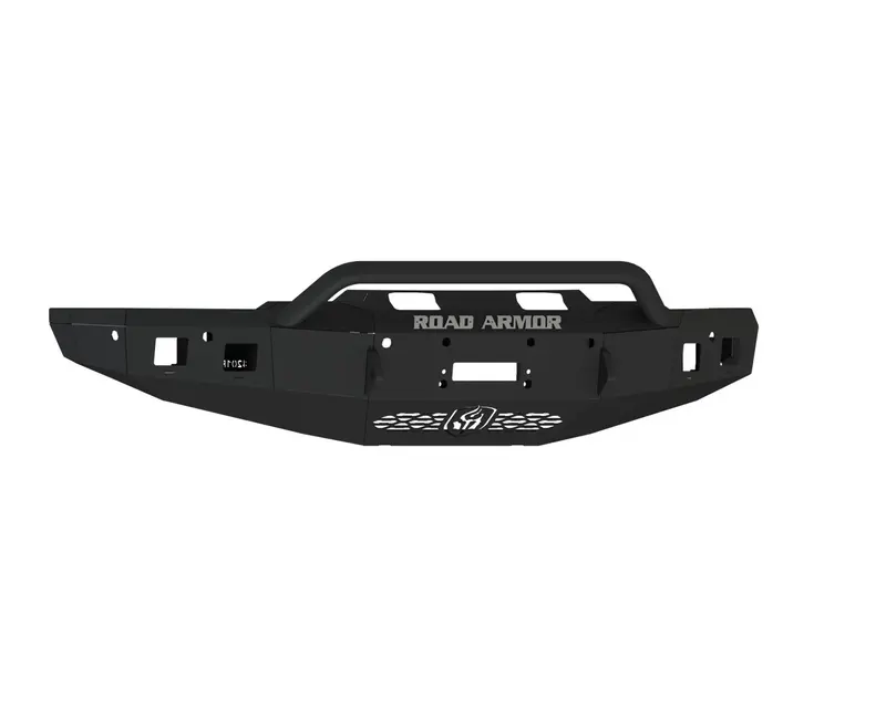Road Armor Stealth Winch Front Bumper With Pre-Runner Guard – Satin Black Finish 1