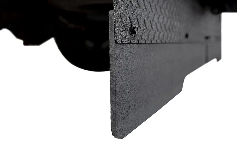 Rockstar Full-Width Tow Hook Mud Flaps – Black Diamond Mist Finish 1