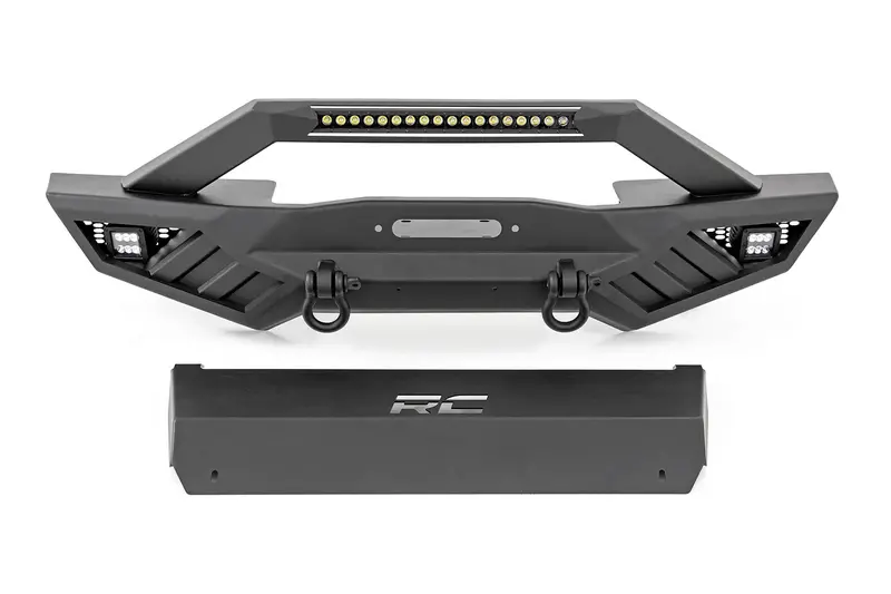 Rough Country 10645A Full-Width Off-Road Front Bumper For Jeep Jk, Jl & Gladiator Jt 1