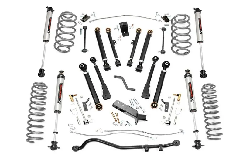 Rough Country 66171 X-Series V2 4-Inch Lift Kit For 1997–2006 Jeep Wrangler Tj 4Wd 1