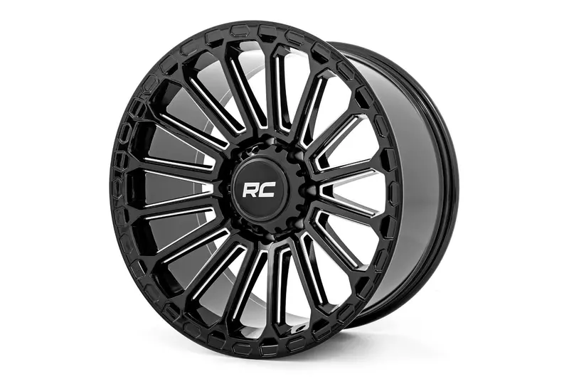 Rough Country 97 Series 20X10 Gloss Black One-Piece Wheel – 5X4.5 Bolt Pattern, -19Mm Offset 1