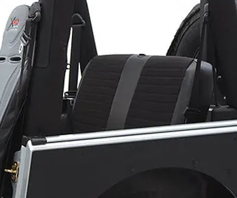Smittybilt 759130 Xrc Rear Seat Covers For 2007–2018 Jeep Wrangler Jk 2-Door – Black/Red Accent 1