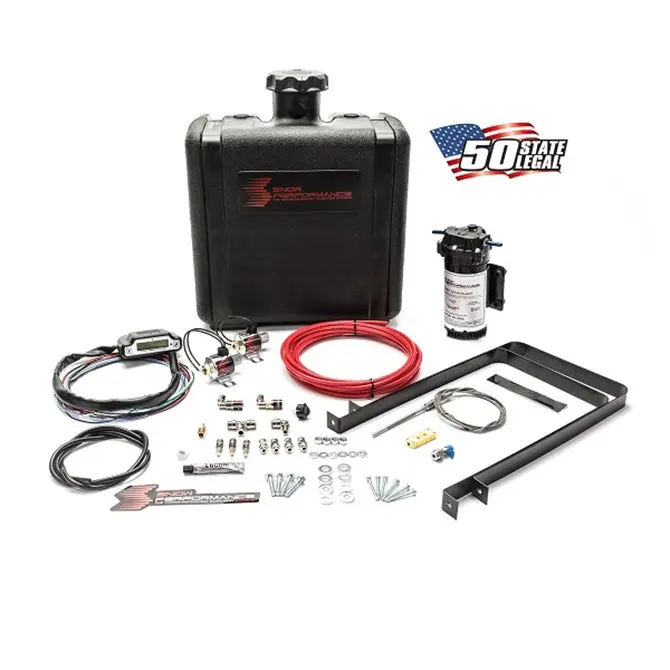 Snow Performance Sno-50100 Universal Diesel Stage 3 Water-Methanol Injection System With Boost Cooler (Red High-Temp) 1