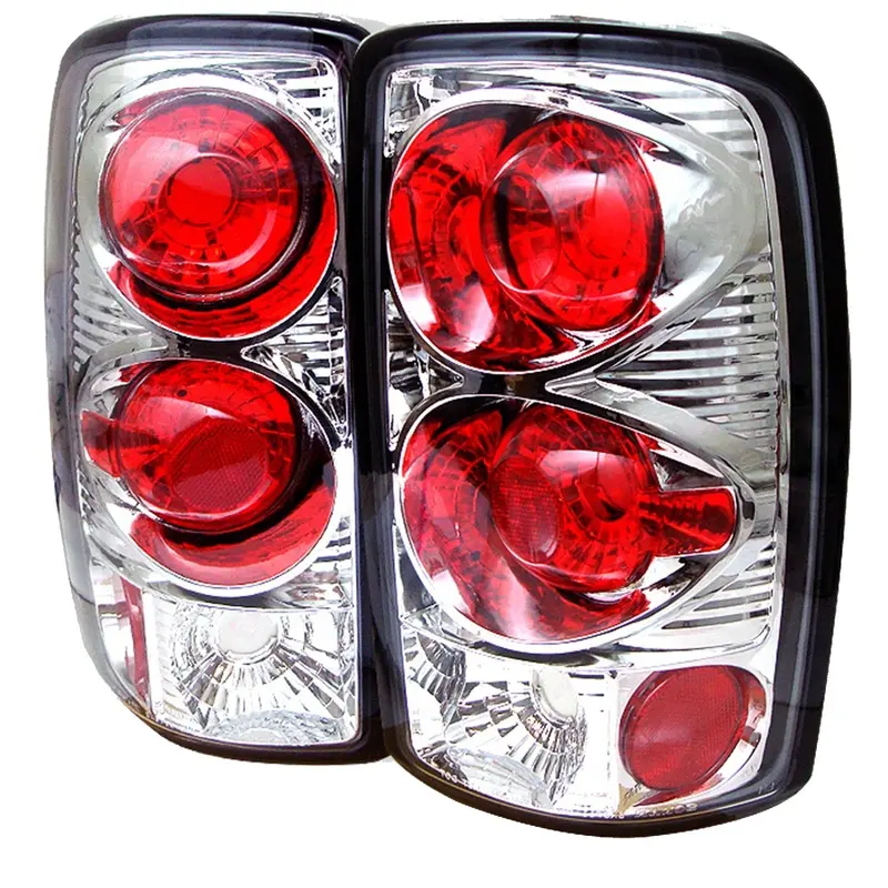Spyder Auto 5001504 Euro-Style Led Tail Lights – Chrome Housing, Fits Stock Bulbs (Pair) 1