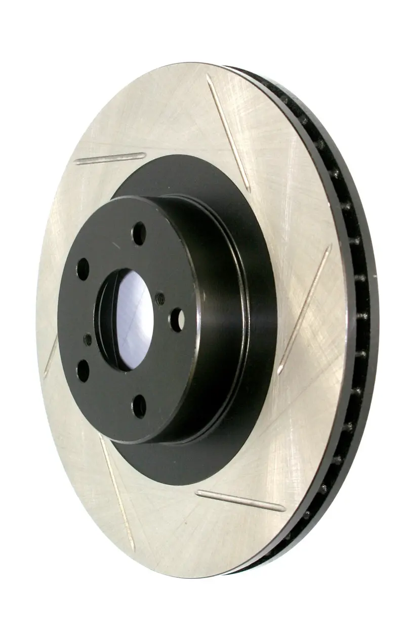 Stoptech 126.35073Sr Sport Slotted Brake Rotor – Front Right, Track-Ready Surface Finish 1