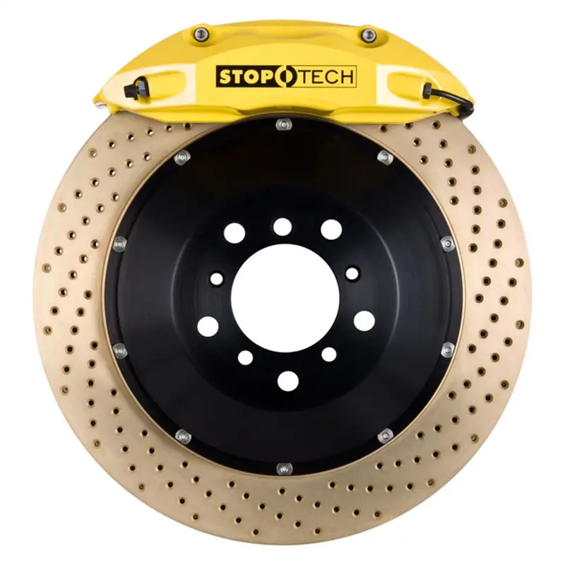 Stoptech 83.615.4300.84 Big Brake Kit – Two-Piece Front Rotors, High-Performance Upgrade 1