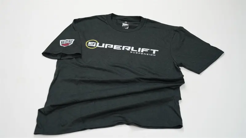 Superlift Dm130S Black Frost Graphic T-Shirt – Men'S Front-Logo Design 1