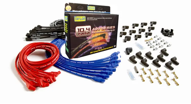 Taylor Cable 79696 Spiro-Pro 10.4Mm Ignition Wire Set – 409-Series Performance 1