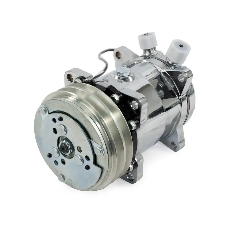 Top Street Performance Hc5003C Sanden 508 R134A A/C Compressor With Chrome Housing And Silver Clutch 1