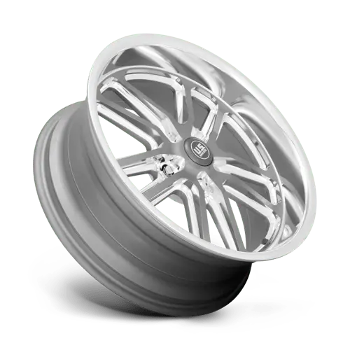 Us Mag U130 Alloy Wheel – 20X8, 5X5.0 Bolt Circle, Matte Gunmetal With Mill Finish, +1Mm Offset 1