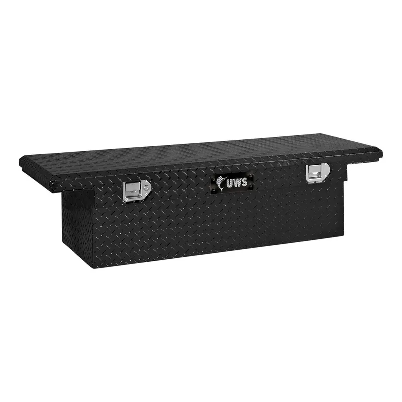 Uws Tbs-54-Lp-Blk Low-Profile Gloss Black Aluminum Truck Tool Box – 54 Inches 1