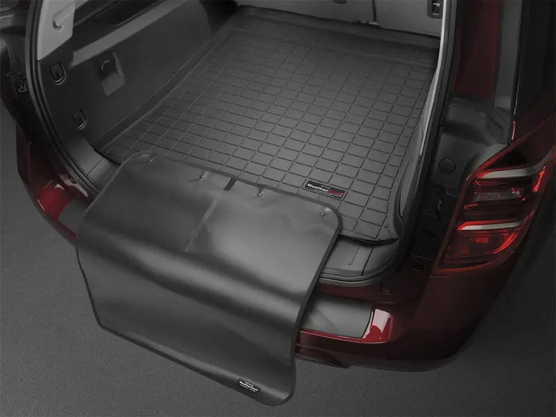 Weathertech 431092Sk Cargo Liner With Rear Bumper Protector — Cocoa Color, Third-Row Compatible 1