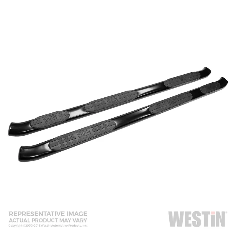 Westin Pro Traxx 5 Oval Wheel-To-Wheel Nerf Bars – Black With Mounting Kit 1