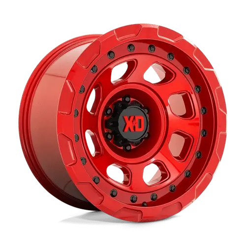 Xd Xd86129063900 Forged Alloy Wheel — 20X9 Inches, 6X135Mm Bolt Pattern, Gloss Red Finish, Zero Offset 1